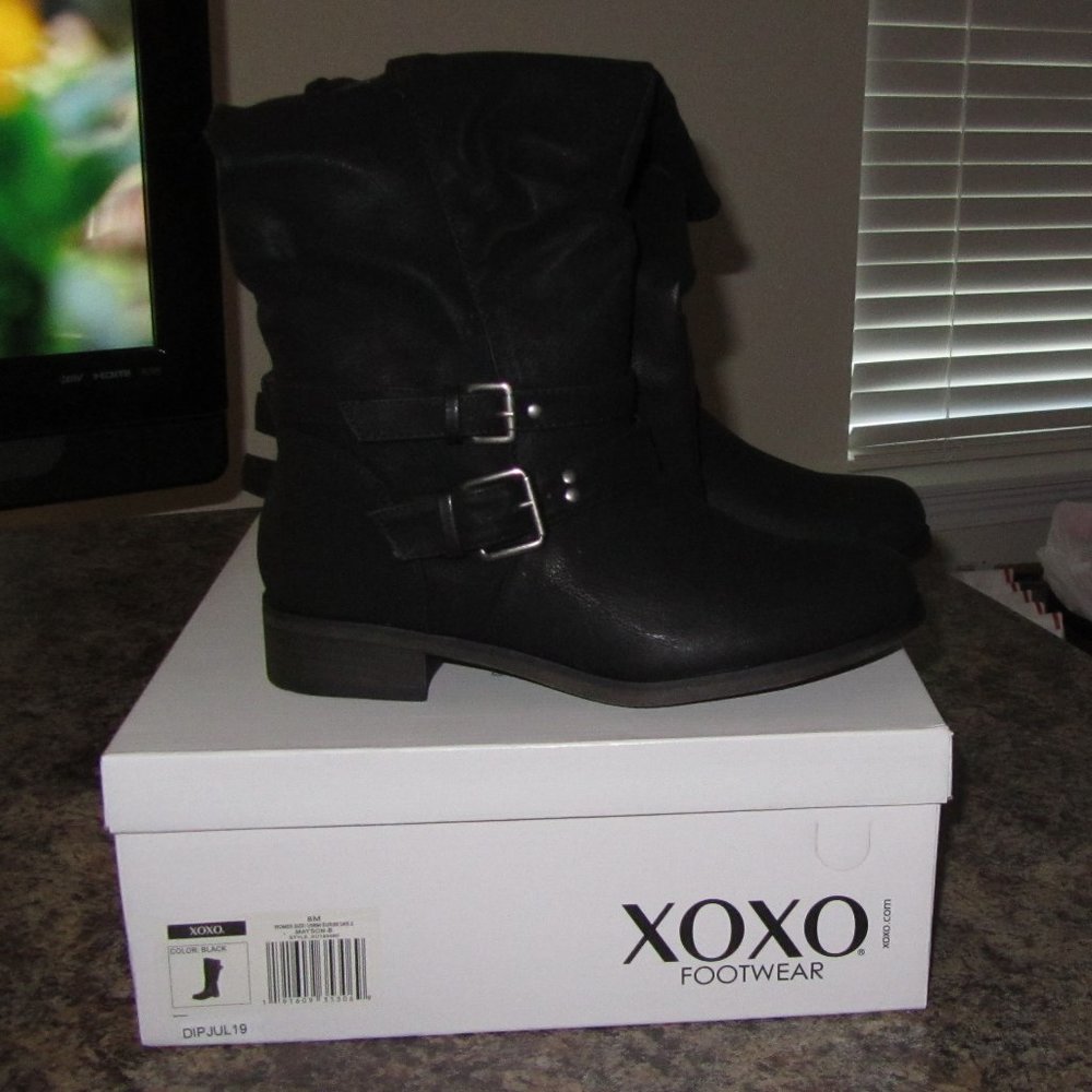 👢 Women's XOXO Mayson -B Black Boots US 8 M $49.99 👢